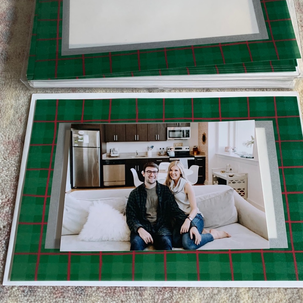 Holiday/Christmas Card Photo Holder Cards